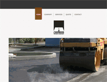 Tablet Screenshot of lakewoodpavingco.com